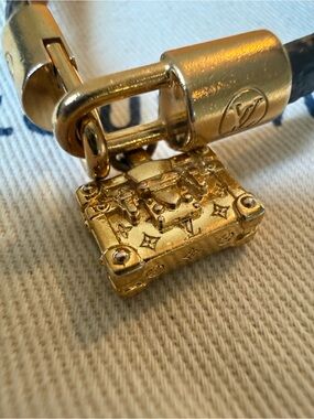 🔥Louis Vuitton Malle Charm Bracelet with Gold Hardware Retail 39+🔥